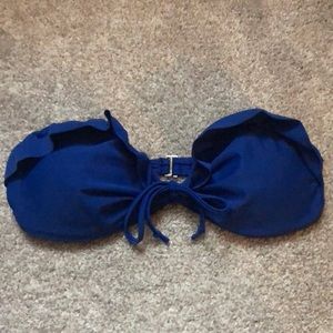 Royal blue bathing suit top